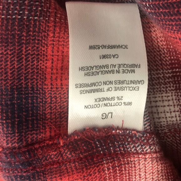 Custom upcycled “Anti Bullying” western style plaid shirt. - Picture 4 of 4